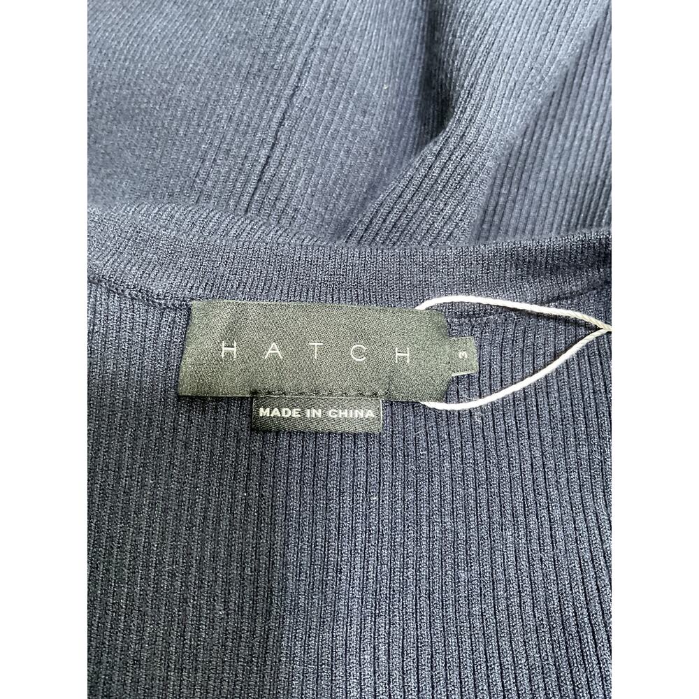 Hatch 'The Kristen' Blue Viscose Ribbed Knit Tank Dress Size 3 - Picture 4 of 5